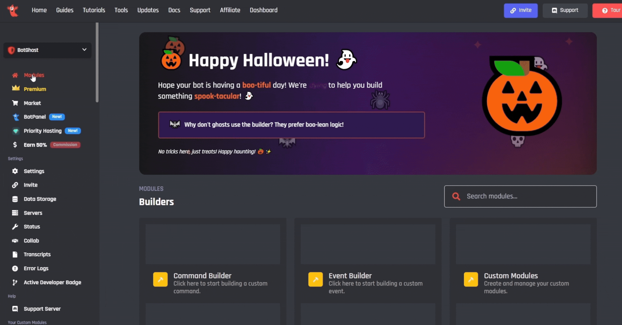 Navigate to Event Builder